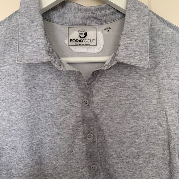 Foray Women’s Grey Core Sleeveless Polo - Picture 2 of 4